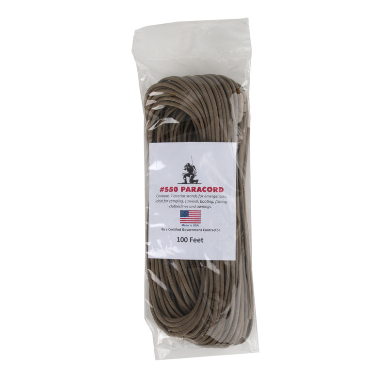 550 Paracord 7 Strand [1000' 100' 50' Rolls / Desert, OD, Black, Orange, White, Multi-Cam], , large image number 5